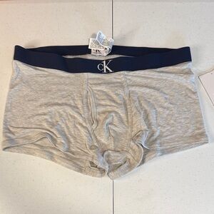 Calvin Klein Underwear in Light Gray with Dark Blue Waistband